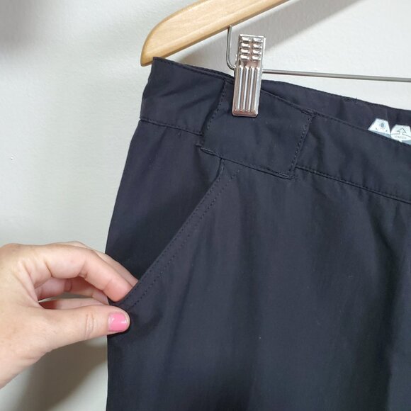 MCKINLEY Grindavik Nylon Stretch 32.5" Hiking Pants Straight Black Women Large - Picture 2 of 16